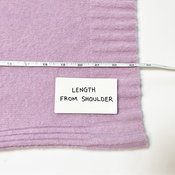 J. Crew Point Sur Mock Neck Sweater Large Supersoft Yarn lilac wool alpaca cozy - Picture 9 of 13